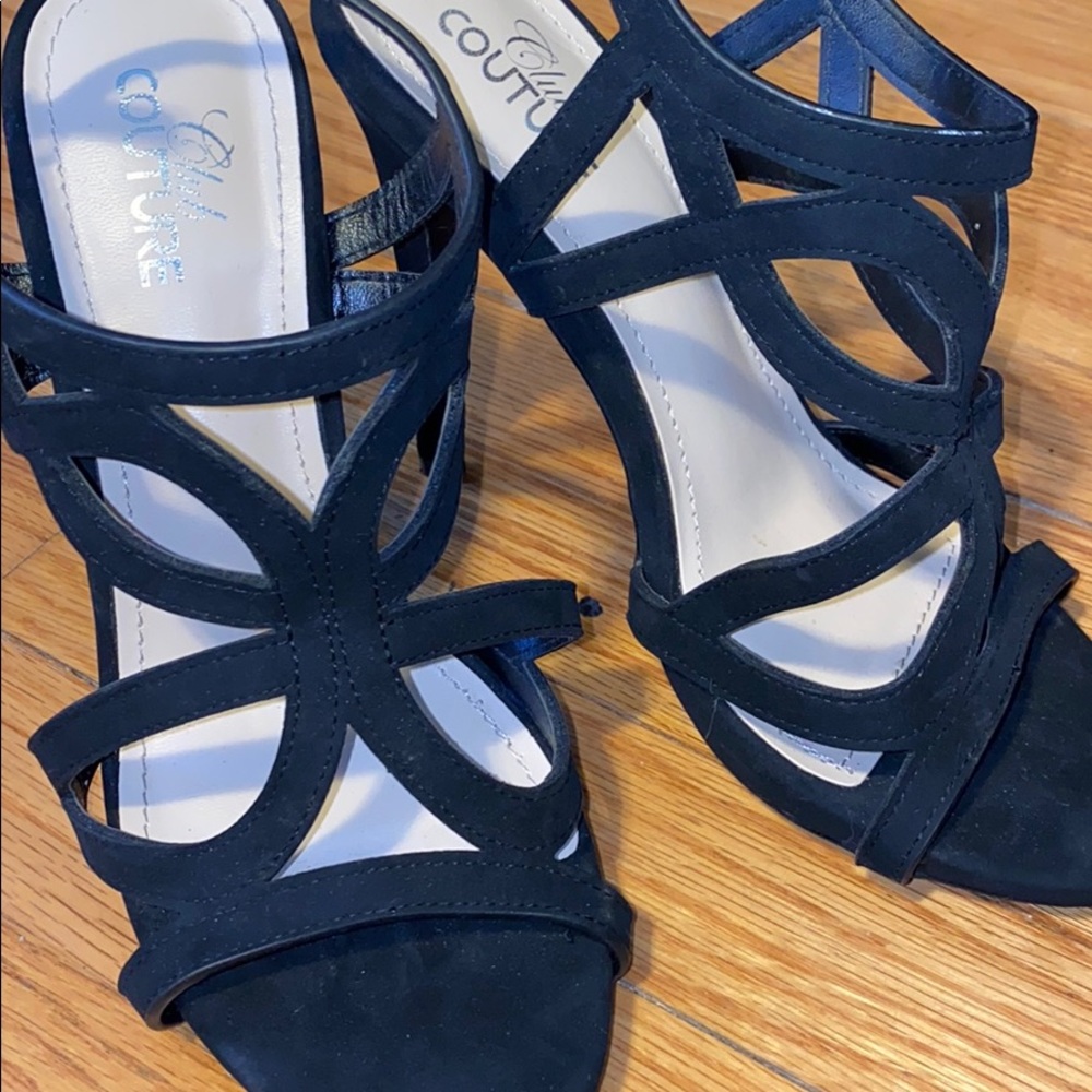 Black Strappy Sandals